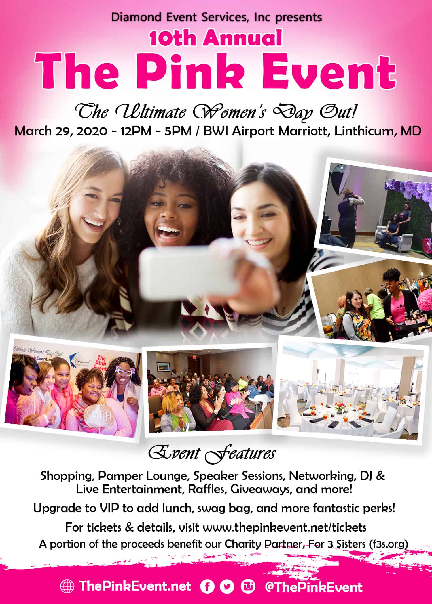 10th annual, The Pink Event Ultimate Women's Day Out HerMind
