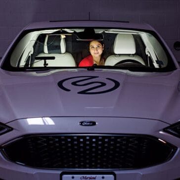 Anuja Sonalker's new technology means she can let the car do the driving.