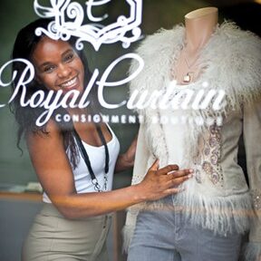 ELLICOTT CITY, MD -- 10/6/12 - Wanda Elledge is Co-Owner of Royal Curtain Consignment Boutique... by AndrÈ Chung #AC2_0016